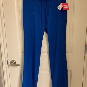 Heart Soul Scrub Pants Royal Blue Medium